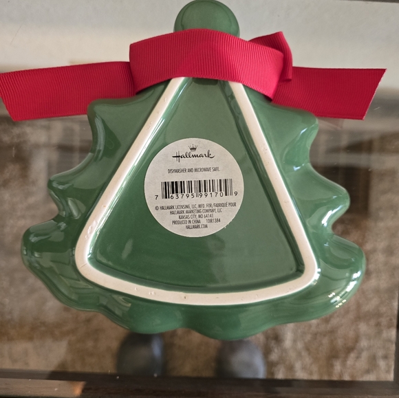 New Hallmark Christmas Tree Serving/Candy Dish - Picture 3 of 5